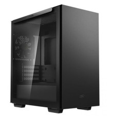 Корпус mATX Deepcool MACUBE 110 BK без БП, боковое окно (закаленное стекло), черный