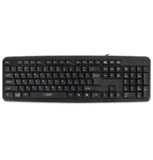 Клавиатура CBR KB 109 black, 104 клавиши, USB, 1,8м