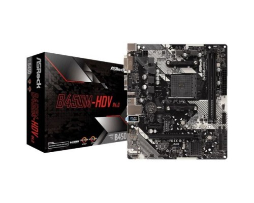 Материнская плата mATX ASRock B450M-HDV R4.0