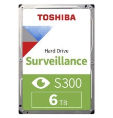 Жесткий диск 6TB SATA 6Gb/s Toshiba HDWT860UZSVA Surveillance S300 3.5" 5400rpm 256MB