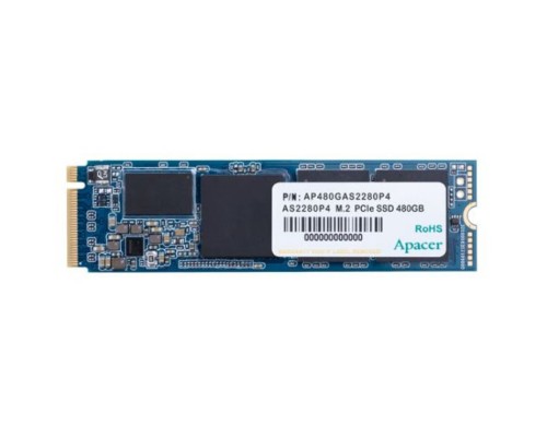 Накопитель SSD M.2 2280 Apacer AP480GAS2280P4-1 AS2280P4 480GB PCI-E 3.0 x4 3200/2000MBs 3D TLC NVMe 1.3 MTBF 1.5M