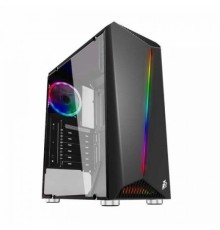 Корпус ATX 1STPLAYER RAINBOW R3 R3-1R1 черный, без БП, окно из закаленного стекла, 2*USB 1.1, USB 3.0, audio