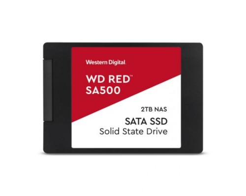 Накопитель SSD 2.5'' Western Digital WDS200T1R0A Red SA500 2TB SATA 6Gb/s TLC 560/530MB/s IOPS 95K/85K MTTF 2M 7mm