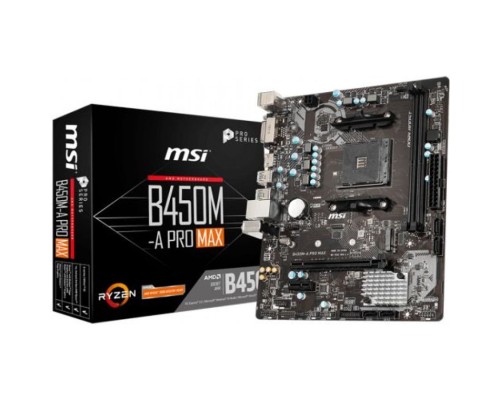 Материнская плата mATX MSI B450M-A PRO MAX