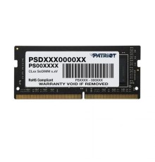 Модуль памяти SODIMM DDR4 4GB Patriot PSD44G266681S PC4-21300 2666Mhz CL19 260-pin 1.2V retail