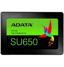 Накопитель SSD 2.5'' ADATA ASU650SS-512GT-R Ultimate SU650 512GB SATA 6Gb/s 3D TLC 520/450MB/s IOPS 40K/75K MTBF 2M