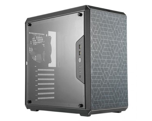 Корпус ATX Cooler Master MasterBox Q500L черный, без БП, 1x120 fan, 2хUSB3.0, audio