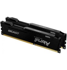 Модуль памяти DDR3 8GB (2*4GB) Kingston FURY KF318C10BBK2/8 Beast Black 1866MHz CL10 1RX8 1.5V 240-pin 4Gbit