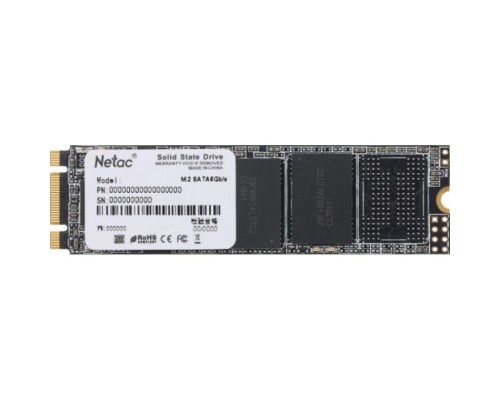 Накопитель SSD M.2 2280 Netac NT01N535N-512G-N8X N535N series 512GB SATA 6Gb/s 3D TLC NAND 540/490MB/s MTBF 1.5M Retail