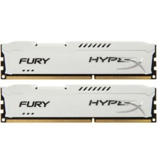 Модуль памяти DDR3 8GB (2*4GB) HyperX HX316C10FWK2/8 Fury white PC3-12800 1600MHz CL10 1.5V Радиатор RTL