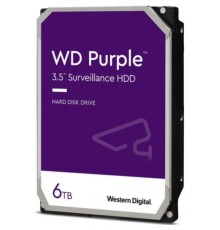 Жесткий диск 6TB SATA 6Gb/s Western Digital WD62PURX WD Purple Surveillance 3,5" 5640RPM 128MB DV&NVR