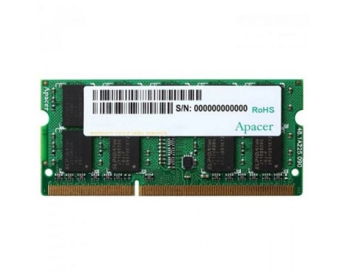 Модуль памяти SODIMM DDR3 4GB Apacer DV.04G2K.KAM PC3-12800 1600MHz CL11 1.35V RTL