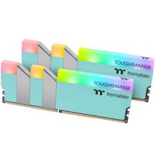 Модуль памяти DDR4 16GB (2*8GB) Thermaltake RG27D408GX2-3600C18A TOUGHRAM RGB turquoise PC4-28800 3600MHz CL18 радиатор 1.35V RTL