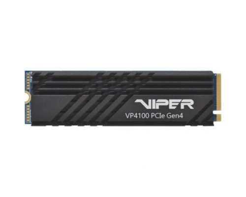 Накопитель SSD M.2 2280 Patriot VP4100-2TBM28H Viper VP4100 2TB PCIe Gen4 x 4 NVMe TLC 4700/4200MB/s IOPS 800K/800K cache 2GB