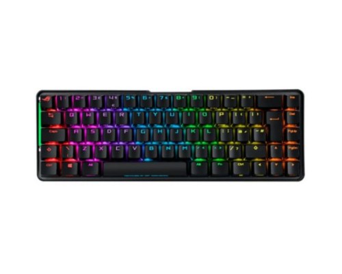 Клавиатура Wireless ASUS ROG Falchion 90MP01Y0-BKRA01 2.4 ГГц/USB 2.0-Type C, touch panel, 68 кл, Cherry MX RGB Red switches, аллюминивая рама, USB, R