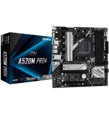 Материнская плата mATX ASRock A520M PRO4