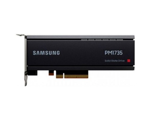 Накопитель SSD HH/HL PCIe Card Samsung MZPLJ12THALA-00007 PM1735 12.8TB PCIe Gen4 x8 TLC 8000/3800MB/s IOPS 1500K/250K MTBF 2M