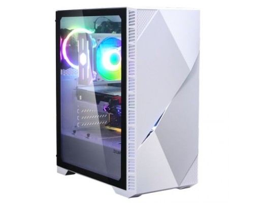 Корпус eATX Zalman Z3 ICEBERG WHITE белый, без БП, боковая панель из закаленного стекла, 2*USB 3.0, USB 2.0, audio