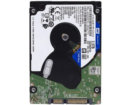 Жесткий диск 2TB SATA 6Gb/s Western Digital WD20SPZX 2,5'' WD Blue 5400rpm 128MB