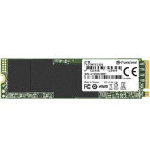 Накопитель SSD M.2 2280 Transcend TS2TMTE220S MTE220S 2TB NVMe PCIe Gen3 x4 3D TLC 3500/2700MB/s IOPS 340K/310K MTBF 2M