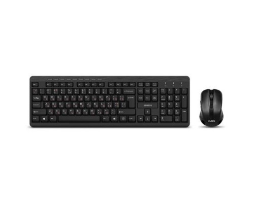 Клавиатура и мышь Wireless Sven KB-C3400W SV-018887 2,4 GHz, 104+9кл, 800-1600DPI