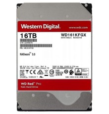 Жесткий диск 16TB SATA 6Gb/s Western Digital WD161KFGX WD Red Plus 3,5" 7200RPM 512MB NAS