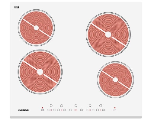 Электрическая варочная панель Hyundai HHE 6450 WG