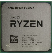 Процессор AMD Ryzen 9 5900X Zen 3 12C/24T 3.7-4.8GHz (AM4, L3 64MB, 7nm, 105W) OEM