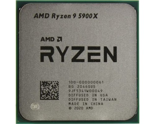 Процессор AMD Ryzen 9 5900X Zen 3 12C/24T 3.7-4.8GHz (AM4, L3 64MB, 7nm, 105W) OEM