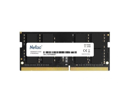 Модуль памяти SODIMM DDR4 8GB Netac NTBSD4N32SP-08 PC4-25600 3200MHz CL22 1.2V