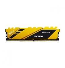 Модуль памяти DDR4 8GB Netac NTSDD4P32SP-08Y Shadow Yellow PC4-25600 3200MHz C16 радиатор 1.35V