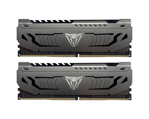 Модуль памяти DDR4 16GB (2*8GB) Patriot PVS416G413C9K Viper Steel PC4-33000 4133MHz CL19 288-pin 1.35V XMP Радиатор RTL