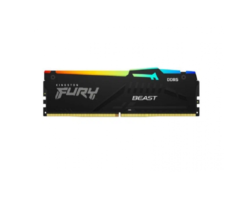 Оперативная память Kingston DDR5 32Gb 5200MHz 2x16Gb Fury Beast RGB KF552C40BBAK2-32