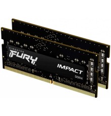 Модуль памяти SODIMM DDR4 64GB (2*32GB) Kingston FURY KF426S16IBK2/64 Impact 2666MHz CL16 1.2V