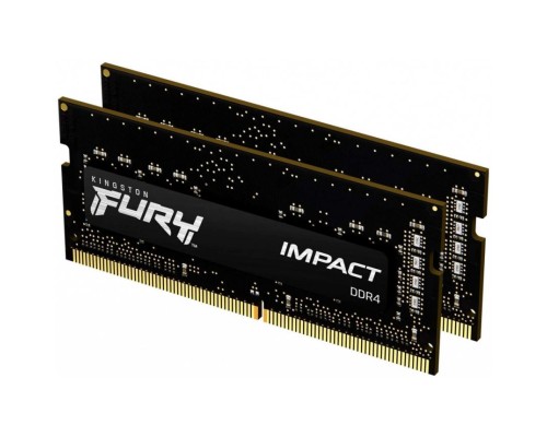 Модуль памяти SODIMM DDR4 64GB (2*32GB) Kingston FURY KF426S16IBK2/64 Impact 2666MHz CL16 1.2V