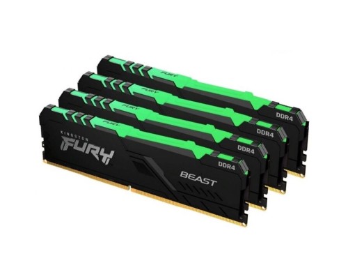 Оперативная память Kingston FURY DDR4 64Gb 3600MHz RGB KF436C18BBAK4/64