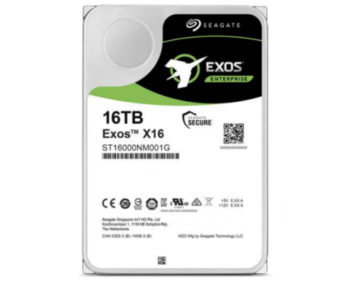 Жесткий диск 16TB SATA 6Gb/s Seagate ST16000NM001G Exos X16 7200 rpm 256MB