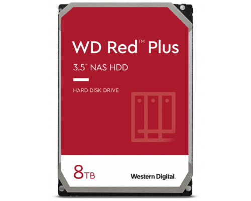 Жесткий диск WD SATA-III 8000Gb 7200, буфер 128Mb WD80EFZZ Red Plus