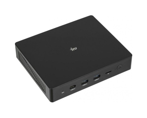 Мини-компьютер IRU 110PGL (1829653) Cel J4125 (2) 4Gb SSD128Gb UHDG 600 CR Free DOS GbitEth WiFi BT black