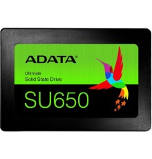 Накопитель SSD 2.5'' ADATA Ultimate SU650 Ultimate SU650 120GB TLC SATA 6Gb/s 520/320MB/s IOPS 20K/75K MTBF 2M RTL