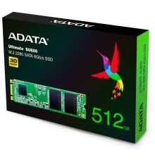 SSD-накопитель ADATA 512GB M.2 2280 SU650 ASU650NS38-512GT-C 3D TLC