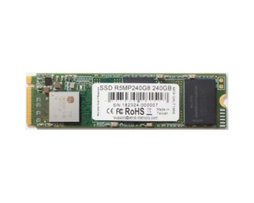 Накопитель SSD M.2 2280 AMD R5MP240G8 240GB PCI-E x4 NVMe 3D TLC 2100/1000MB/s IOPS 200K/206K