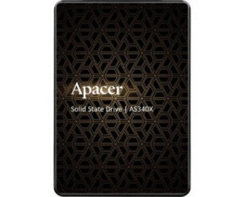 Накопитель SSD 2.5'' Apacer AP240GAS340XC-1 AS340X 240GB SATA 6Gb/s 3D NAND TLC 550/520MB/s IOPS 38K/75K MTBF 1,5M 7mm Retail