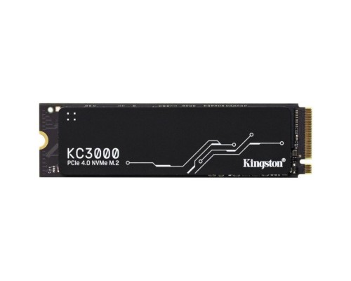 Накопитель SSD M.2 2280 Kingston SKC3000S/1024G KC3000 1TB PCI-E 4.0 x4 NVMe 3D TLC 7000/6000MB/s IOPS 900K/1000K MTBF 2M 800 TBW graphen heatsink