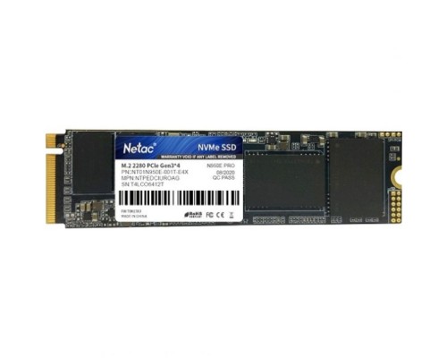 Накопитель SSD M.2 2280 Netac NT01N950E-001T-E4X N950E Pro 1TB PCIe Gen3*4 NVMe 3D TLC 3500/3000MB/s heatsink