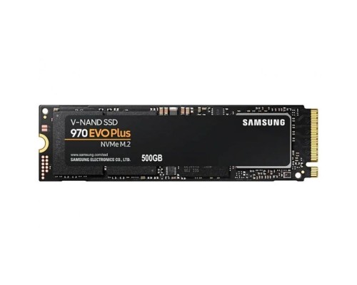 Накопитель SSD M.2 2280 Samsung MZ-V7S500BW 970 EVO Plus 500GB MLC PCIe Gen 3.0 x4 NVMe 3500/3200MB/s 480K/550K IOPS MTBF 1.5M