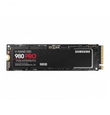 Накопитель SSD M.2 2280 Samsung MZ-V8P500BW 980 PRO 500GB PCIe Gen 4.0 x4 NVMe V-NAND 3-bit MLC 6900/5000MB/s IOPs 800K/1000K MTBF 1.5M