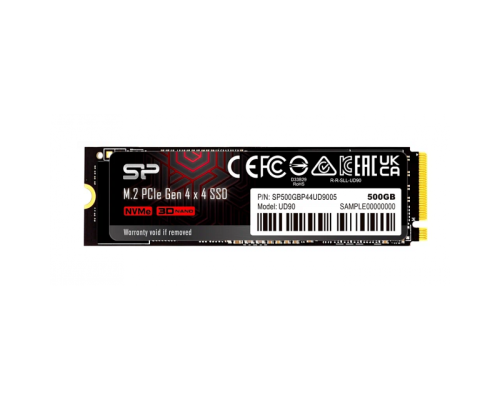 SSD-накопитель Silicon Power 500Gb PCI-E 4.0 SP500GBP44UD9005