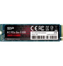 Накопитель SSD M.2 2280 Silicon Power SP002TBP34A80M28 P34A80 2TB PCIe Gen3x4