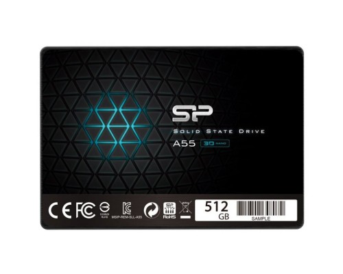 SSD-накопитель Silicon Power 512GB SATA-III, SP512GBSS3A55S25